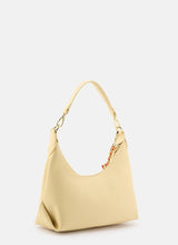 Seidenfelt HUUVARI Hobo Schoudertas met afneembare Ketting, Butter Lemon