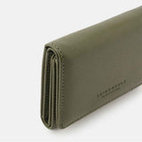 Seidenfelt ILMI Portefeuille met Citroenen Charm, Olive