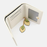 Seidenfelt ILMI Portefeuille met Citroenen Charm, Soft Cream