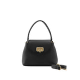 Seidenfelt LILLA EDET Stijlvolle kleine Handtas met extra riem, Black
