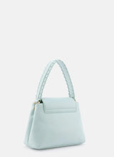Seidenfelt LILLA EDET Stijlvolle kleine Handtas met extra riem, Sea Salt Blue