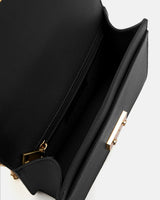 Seidenfelt ROROS East-West Schoudertas, Black-Gold