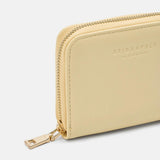 Seidenfelt YLVA Compacte Portemonnee, Butter Yellow