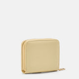 Seidenfelt YLVA Compacte Portemonnee, Butter Yellow