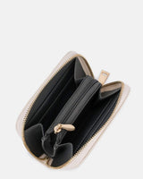 Seidenfelt YLVA kleine Portemonnee, Beige