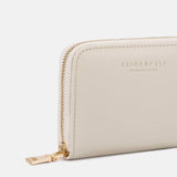 Seidenfelt YLVA kleine Portemonnee, Beige
