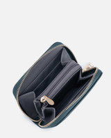 Seidenfelt YLVA kleine Portemonnee, Bottle Green