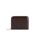 Seidenfelt YLVA kleine Portemonnee, Dark Brown