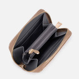 Seidenfelt YLVA kleine Portemonnee, Gold Metallic