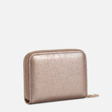 Seidenfelt YLVA kleine Portemonnee, Gold Metallic