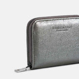 Seidenfelt YLVA kleine Portemonnee, Light Khaki Metallic