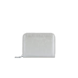 Seidenfelt YLVA kleine Portemonnee, Silver Metallic