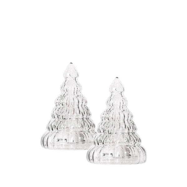 Sirius LUCY set van 2 Glazen Led Kerstboomlampjes, Transparant - Wit