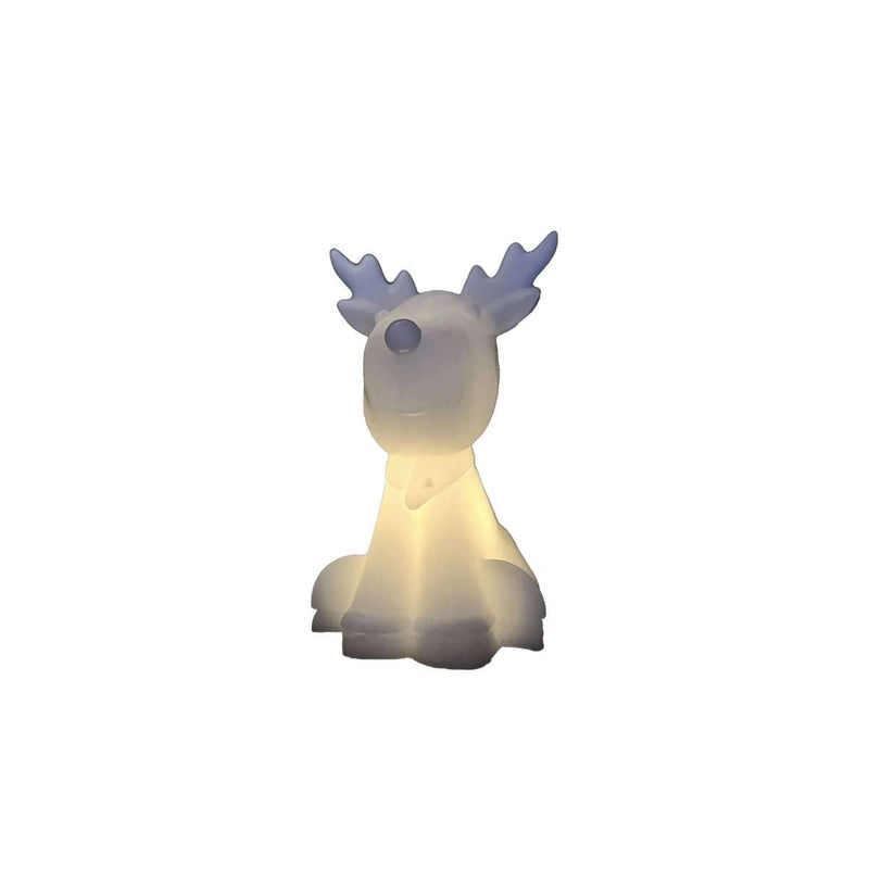 Sirius NAJA Wax Rendier met Led lichtjes, Wit