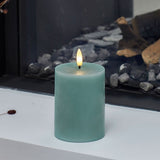 Sirius SILLE Led Pilaar Kaars, Sandy Green