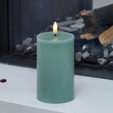 Sirius SILLE Led Pilaar Kaars, Sandy Green