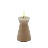 Sirius SILLE NORDIC SCULPTURE Conische Led Kaars, Light Caramel