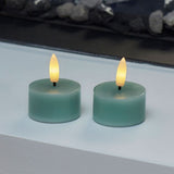 Sirius SILLE Set van 2 Led Theelichtjes, Sandy Green