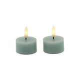 Sirius SILLE Set van 2 Led Theelichtjes, Sandy Green