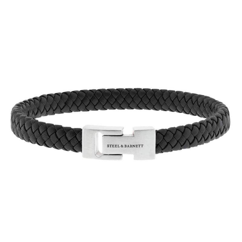 Steel & Barnett ARCHIE Lederen armband, Black