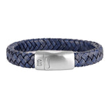 Steel & Barnett CORNALL Lederen armband, Marine Blauw