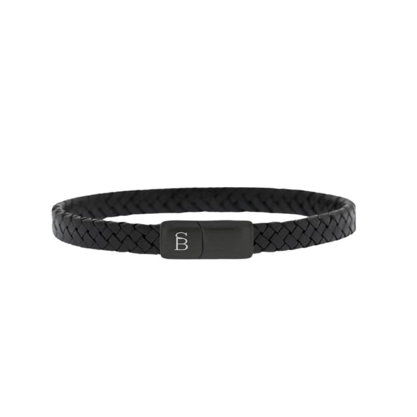 Steel & Barnett RILEY Lederen armband, Black Edition