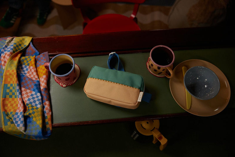 Sticky Lemon WONDERS OF THE DEEP SEA Colourblocking Heuptasje, Aquatic green + Sandy yellow