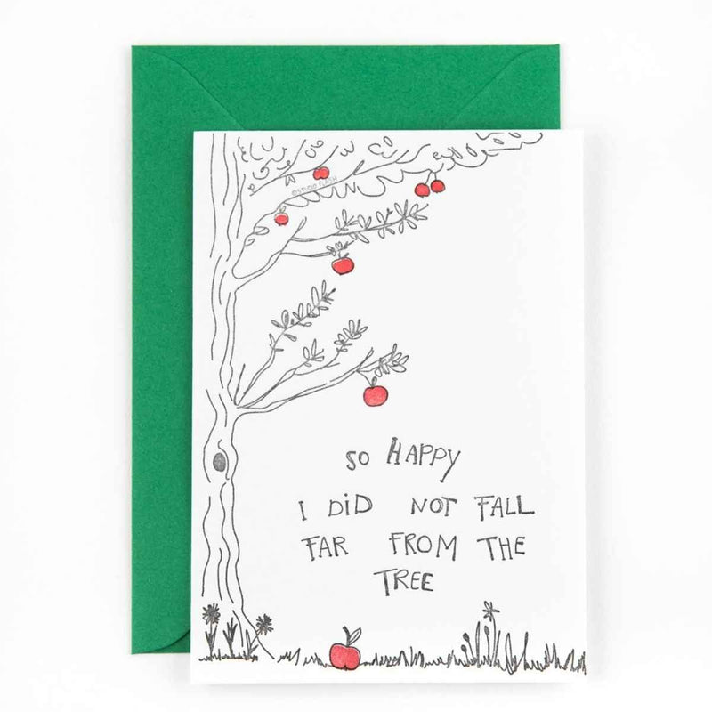 Studio Flash Wenskaart enkel, Apple tree