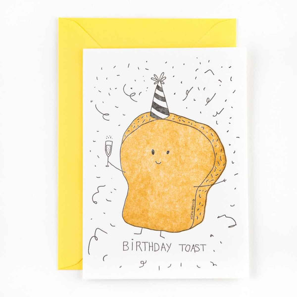 Studio Flash Wenskaart enkel, Birthday Toast