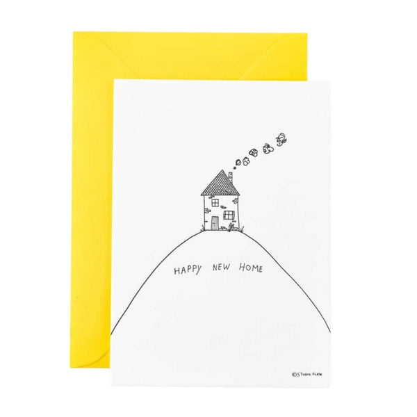Studio Flash Wenskaart enkel, Happy New Home
