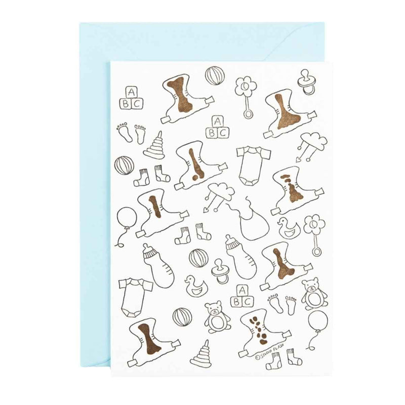 Studio Flash Wenskaart enkel, Parenthood pattern