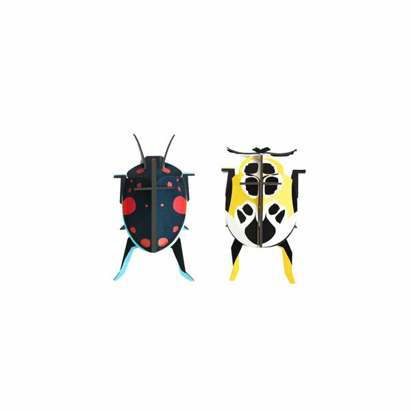 Studio Roof INSECTEN 3D Muurdecoratie set van 2, Lady Beetles