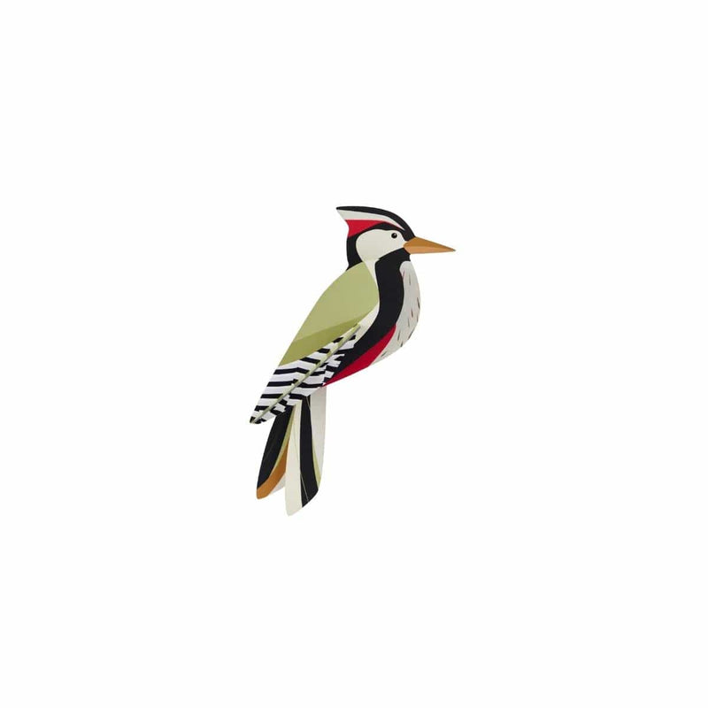 Studio Roof VOGELS 3D Muurdecoratie, Woodpecker