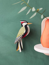Studio Roof VOGELS 3D Muurdecoratie, Woodpecker