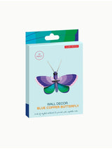 Studio Roof WALL ART Small Insects - Blue Copper Butterfly