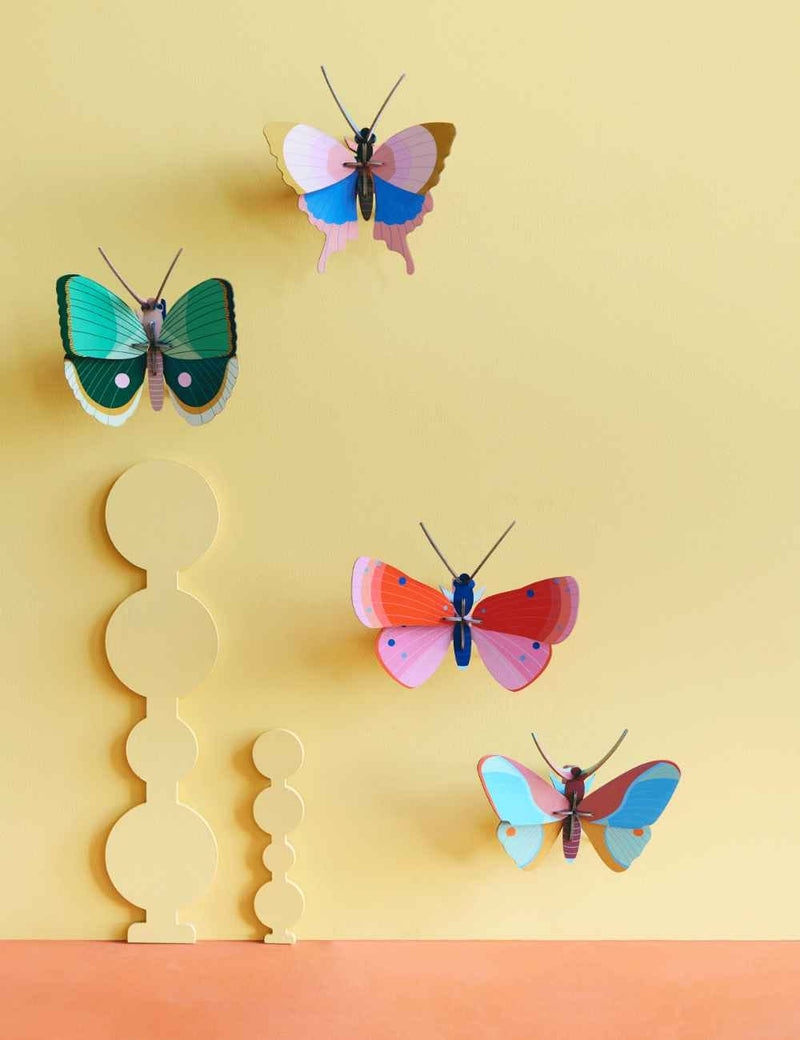 Studio Roof WALL ART Small Insects - Gold Rim Butterfly