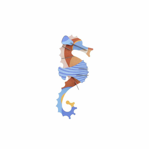 Studio Roof WALL ART Small Sea Creatures - Blue Ringlet Seahorse