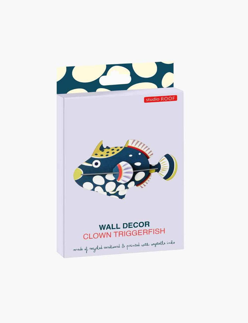 Studio Roof WALL ART Small Sea Creatures - Clown Triggerfish