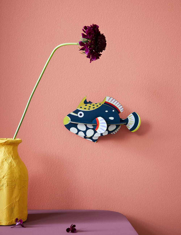 Studio Roof WALL ART Small Sea Creatures - Clown Triggerfish