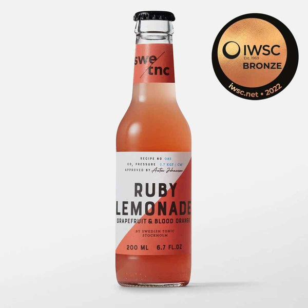 Swedish Tonic Ruby Lemonade, Pompelmoes & Bloedsinaasappel