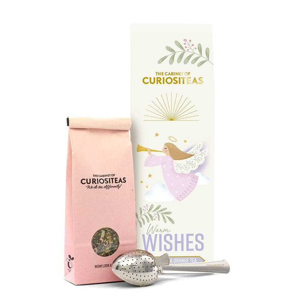 The Cabinet of Curiositeas Warm Wishes - Pink Angel Groene Thee Giftbox