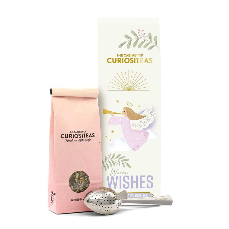 The Cabinet of Curiositeas Warm Wishes - Pink Angel Groene Thee Giftbox