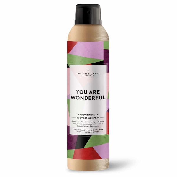 The Gift Label Body Lotion Spray, You Are Wonderful