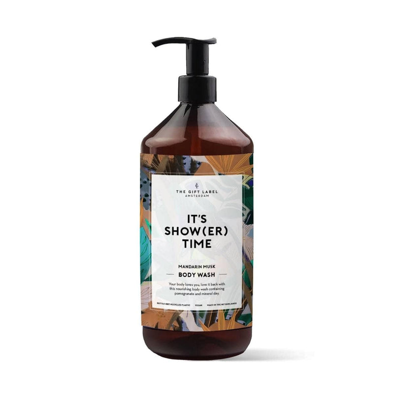 The Gift Label Body Wash met quote 1000ml, It's Show(er) Time