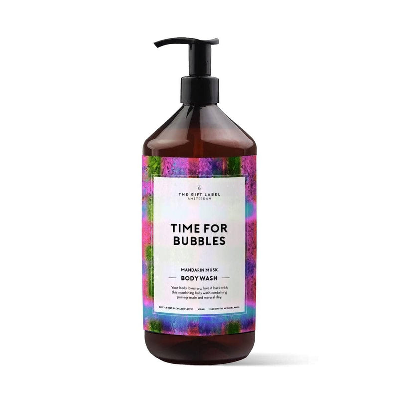 The Gift Label Body Wash met quote 1000ml, Time For Bubbles