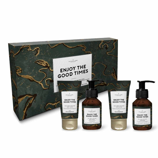 The Gift Label Deluxe Kerst Gift Box - Enjoy The Good times