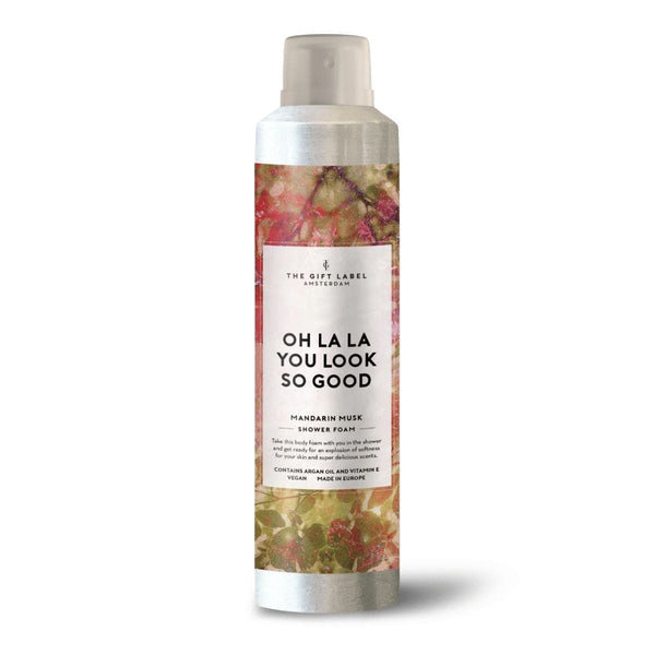 The Gift Label Doucheschuim met quote, Oh La La You Look So Good