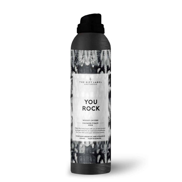 The Gift Label Doucheschuim voor mannen 200ml, You Rock