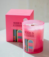 The Gift Label Geurkaars met kristallen, Hugs & Kisses