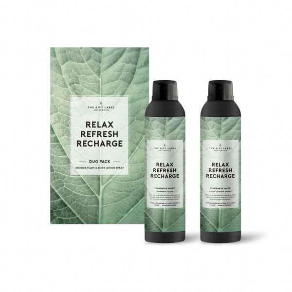 The Gift Label Gift Box Duo Pack - Relax, Refresh, Recharge